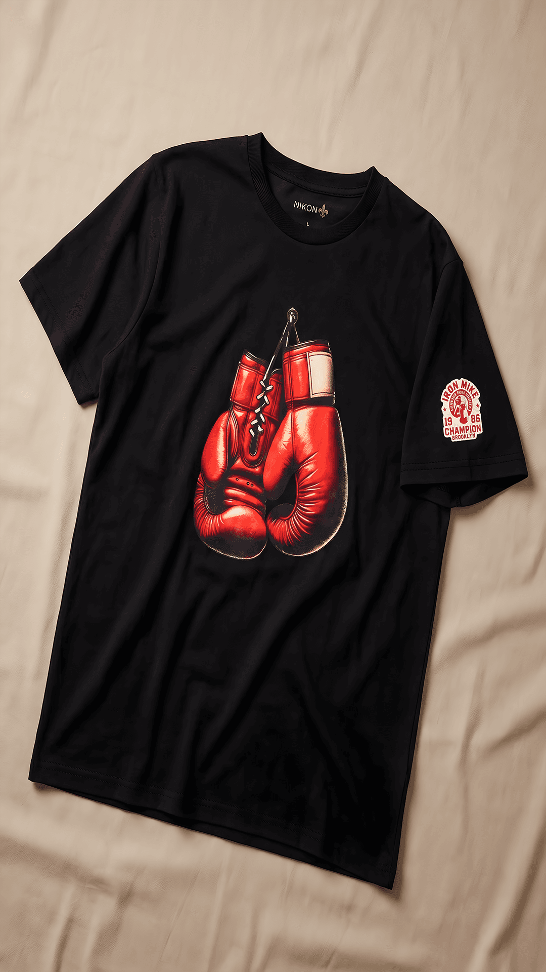 Remera Oversize diseño Mike Tyson