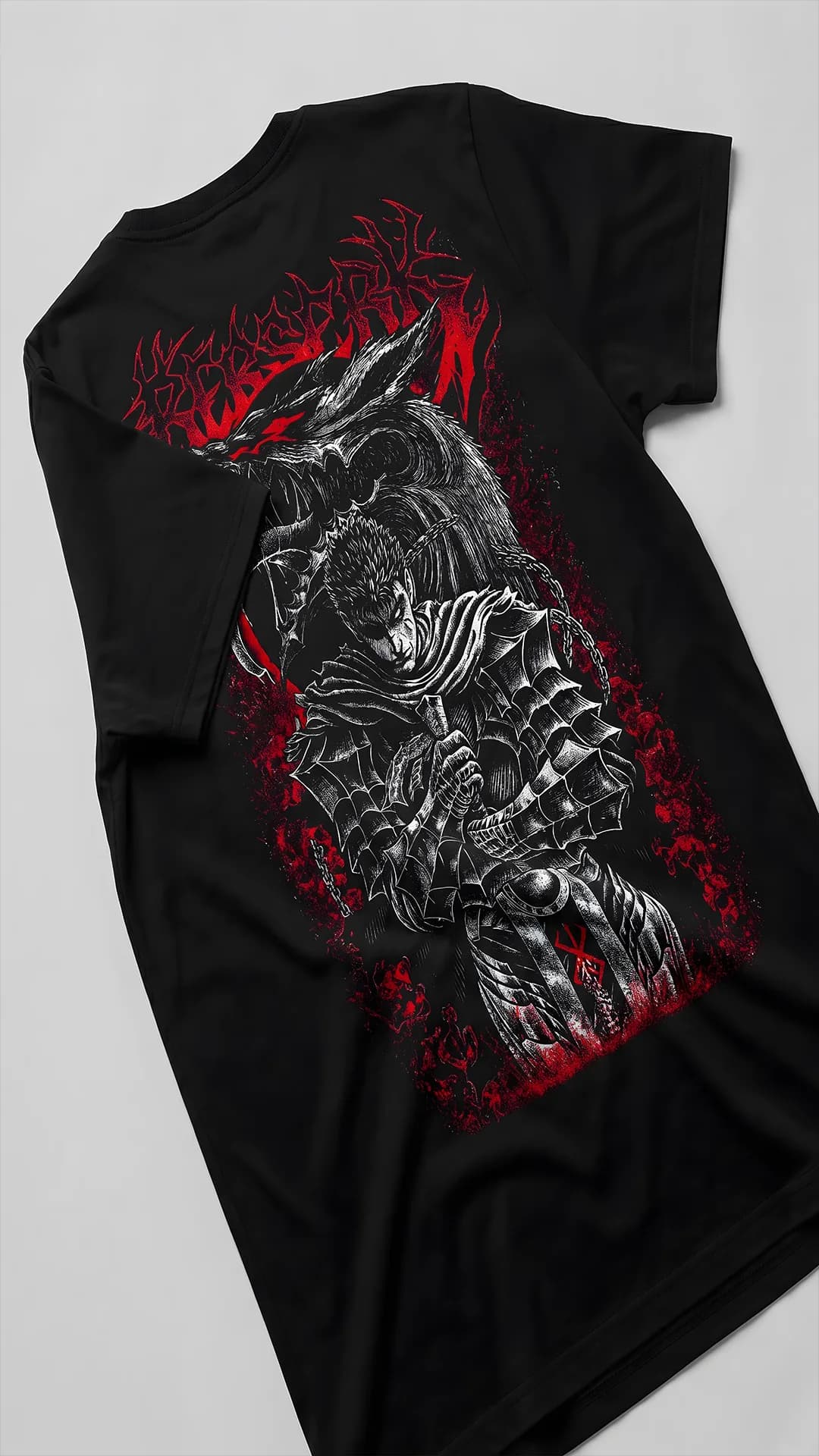 Remera Oversize Guts de Berserk — Droop #11 Edición Limitada