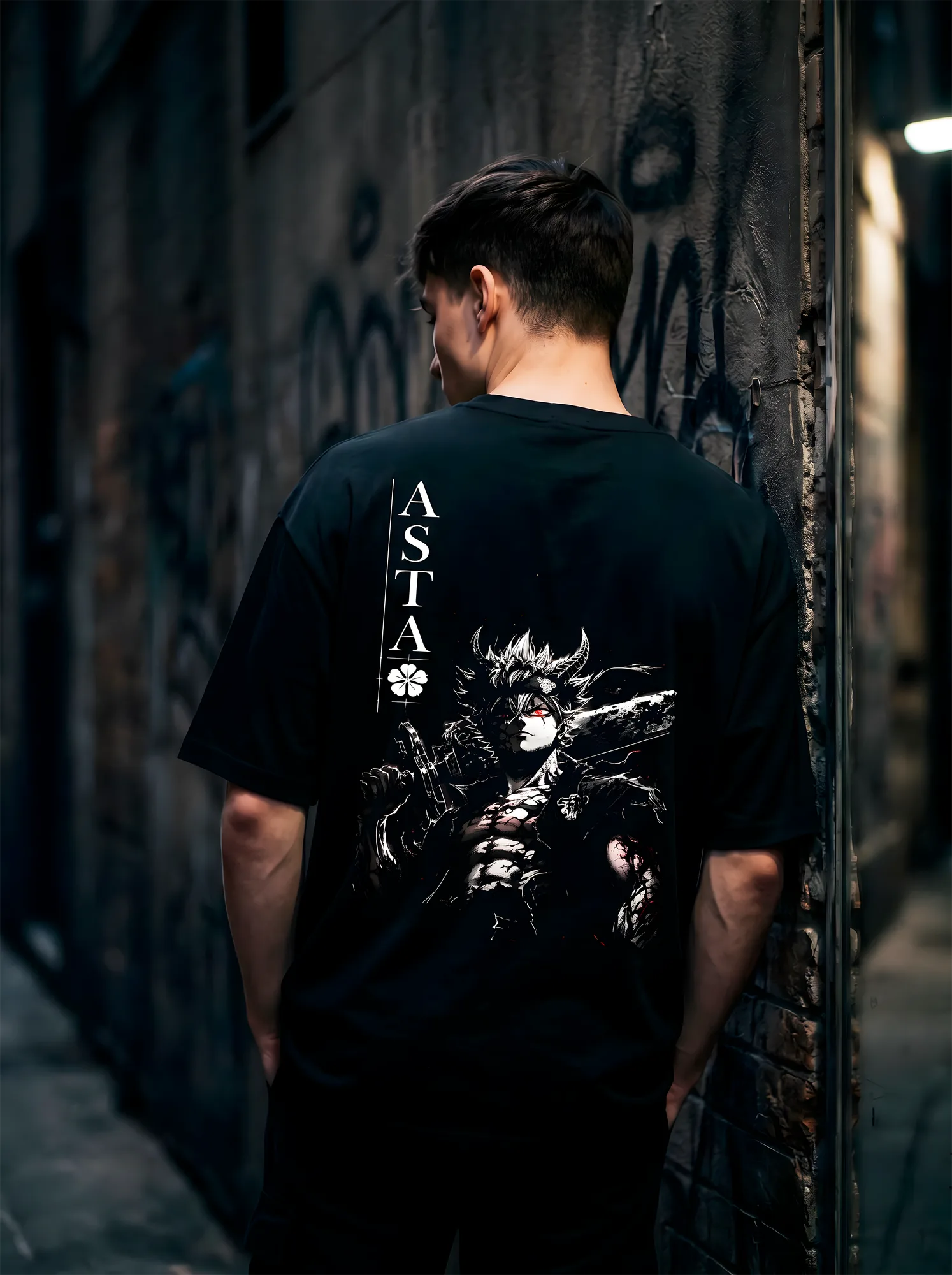 Remera Oversize Asta de Black Clover — Droop #9 Edición Limitada"