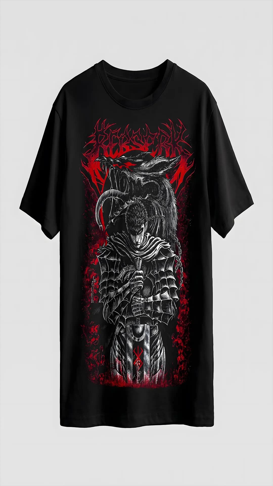 Remera Oversize Guts de Berserk — Droop #11 Edición Limitada